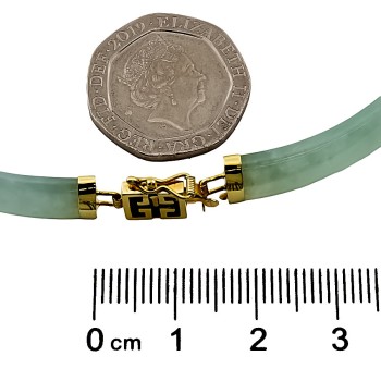 9ct gold Jade Bracelet